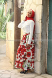 Red Roses Ball Gown Skirt Look - E-Modesta