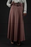 Maxi Summer Skirt | Pink Color | with Belt SALE - E-Modesta