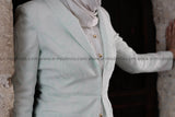 Elegent Light Lime Green Blazer - E-Modesta#Hijab_fashion#